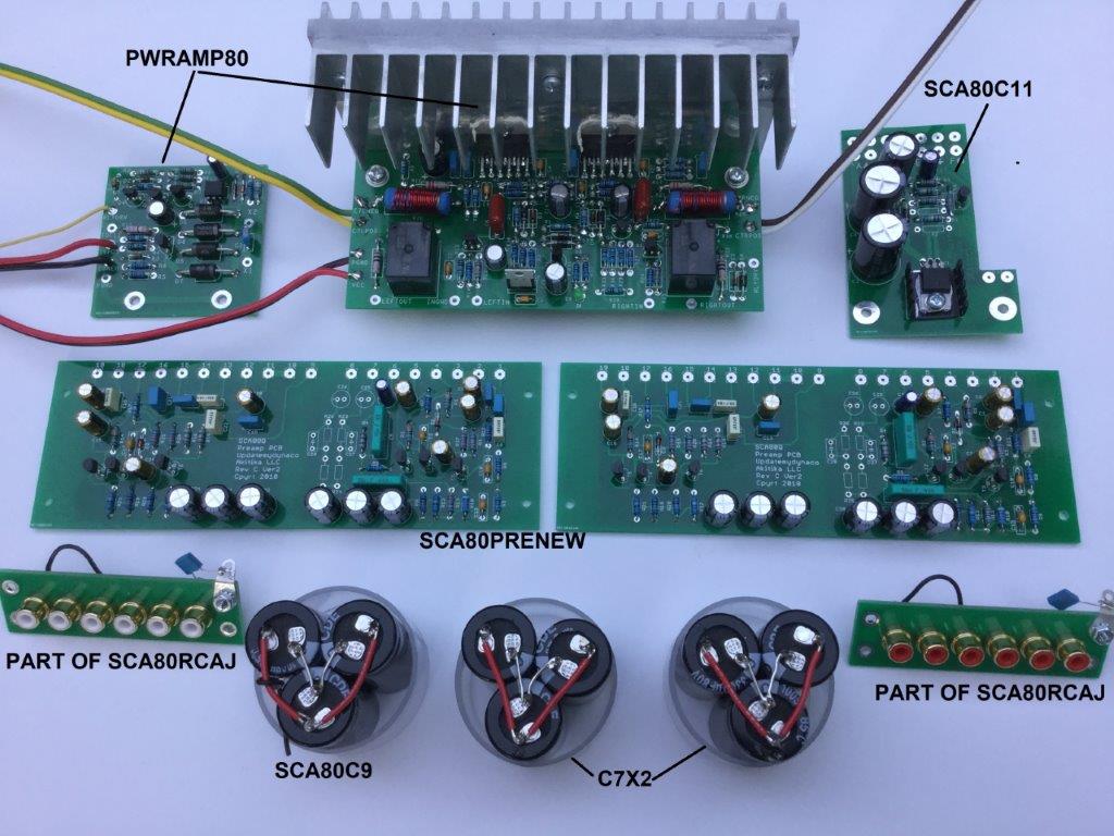 Dynaco SCA-80Q Upgrade Components