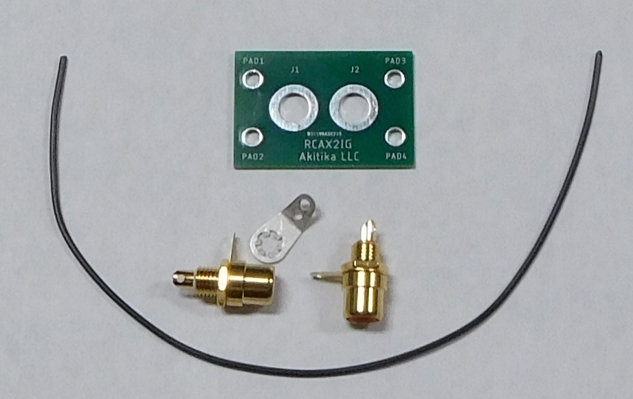 RCA Jack RCAX2IG Kit parts