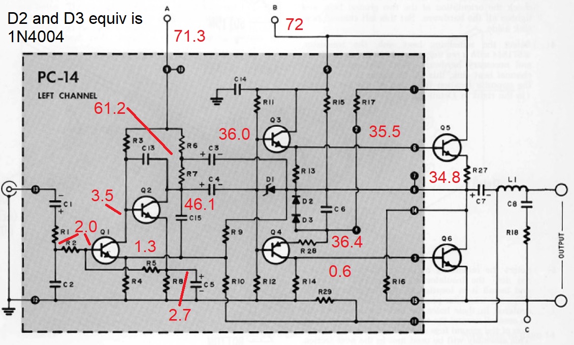 Stereo 120 Voltage Chart.