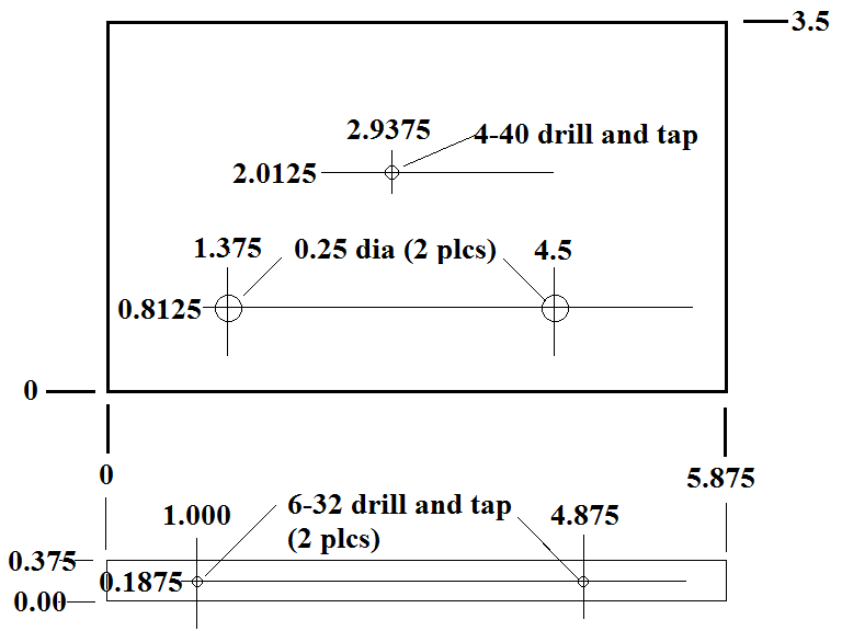 mechanical drawing of the new heatsinks